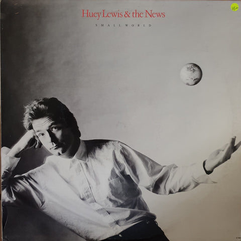 Huey Lewis and the News - Small World - Vinyl LP Record - Opened  - Very-Good+ Quality (VG+) - C-Plan Audio