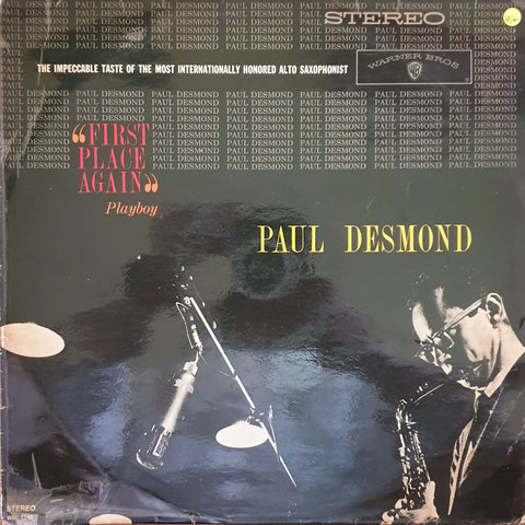 Paul Desmond ‎– "First Place Again" Playboy -  Vinyl LP Record - Very-Good+ Quality (VG+) - C-Plan Audio