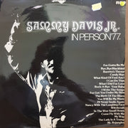 Sammy Davis Jr. ‎– In Person '77 - Vinyl LP Record - Opened  - Very-Good- Quality (VG-) - C-Plan Audio