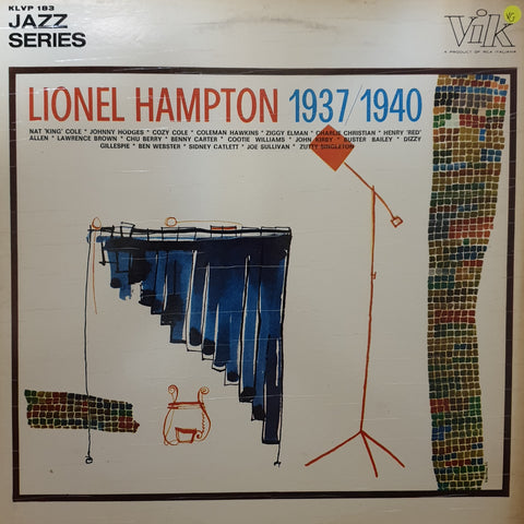 Lionel Hampton ‎– 1937-1940 - Vinyl Record - Opened  - Very-Good Quality (VG) - C-Plan Audio