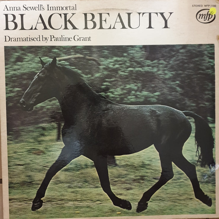 Anna Sewell Dramatised For Records By Pauline Grant ‎– Anna Sewell's Immortal Black Beauty - Vinyl Record - Opened  - Very-Good Quality (VG) - C-Plan Audio