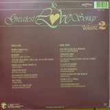 16 Greatest Love Songs - Vol 2 - Original Artists -  Vinyl LP Record - Very-Good+ Quality (VG+) - C-Plan Audio