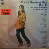 Rock's Greatest Hits - Vol 2 -  Double Vinyl LP Record - Very-Good+ Quality (VG+) - C-Plan Audio