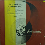 Louis Armstrong - Satchmo At Symphony Hall - Record 1  - Vinyl LP Record - Opened  - Very-Good- Quality (VG-) - C-Plan Audio