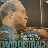 Dvorak , David Oistrach – Violinkonzert A-moll Op. 53 / Slawische Tänze Op. 72 -  Vinyl LP Record - Very-Good+ Quality (VG+) - C-Plan Audio