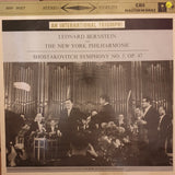 Leonard Bernstein  - CBS Masterworks - New York Philharmonic, Shostakovich – Symphony No. 5, Op. 47 -  Vinyl LP Record - Very-Good+ Quality (VG+) - C-Plan Audio
