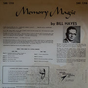 Bill Hayes - Memory Magic - Vinyl LP Record - Opened  - Very-Good Quality (VG) - C-Plan Audio