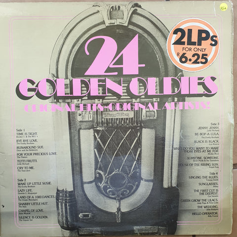 24 Golden Oldies - Original Artists -  Double Vinyl LP Record - Very-Good+ Quality (VG+) - C-Plan Audio