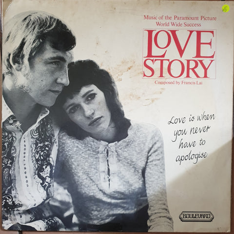 Love Story - Francis Lai - Soundtrack - Vinyl Record - Opened  - Very-Good- Quality (VG-) - C-Plan Audio