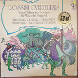 Rossini : Vienna Philharmonic Orchestra , Sir Malcolm Sargent – Rossini Overtures -  Vinyl LP Record - Very-Good+ Quality (VG+) - C-Plan Audio