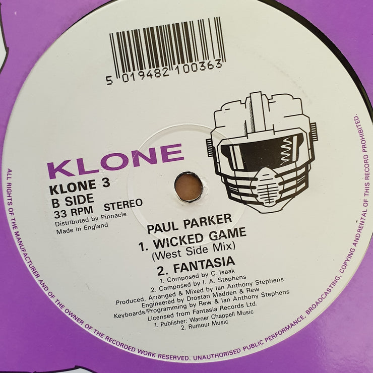 Paul Parker - Wicked Game - Vinyl Record - Very-Good+ Quality (VG+) - C-Plan Audio