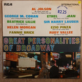 Great Personalities of Broadway - Vinyl LP Record - Opened  - Very-Good Quality (VG) - C-Plan Audio
