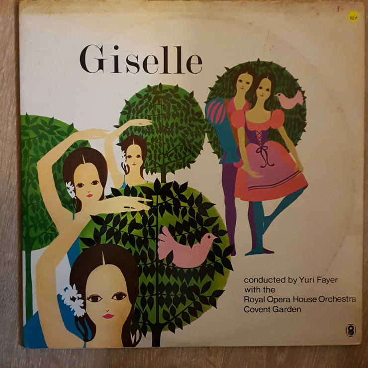 Giselle (Adam) , Royal Opera House Orchestra, Covent Garden - Under The Direction Of Yuri Fayer -  Vinyl LP Record - Very-Good+ Quality (VG+) - C-Plan Audio