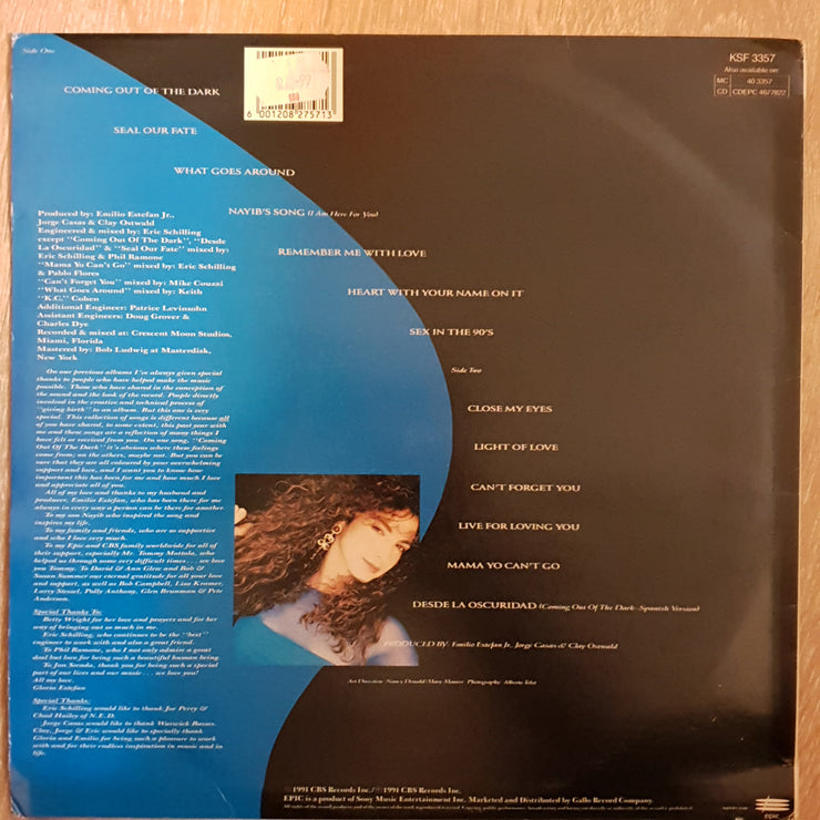 Gloria Estefan - Into The Light -  Vinyl LP Record - Very-Good+ Quality (VG+) - C-Plan Audio