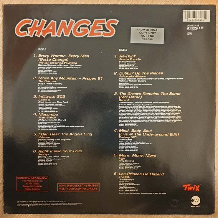 Changes - Various Artists -  Vinyl LP Record - Very-Good+ Quality (VG+) - C-Plan Audio