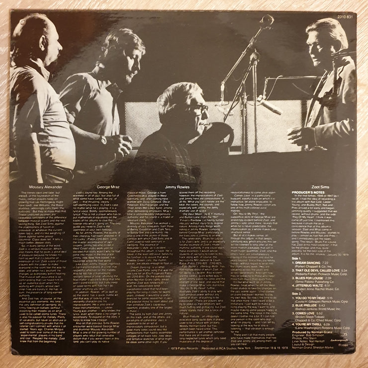 Zoot Sims And Jimmy Rowles ‎– Warm Tenor -  Vinyl LP Record - Very-Good+ Quality (VG+) - C-Plan Audio