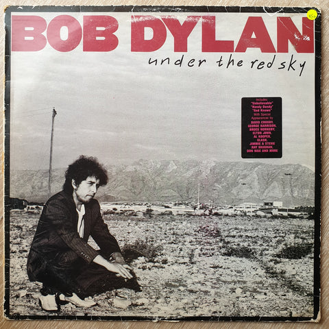 Bob Dylan ‎– Under The Red Sky -  Vinyl LP Record - Very-Good+ Quality (VG+) - C-Plan Audio