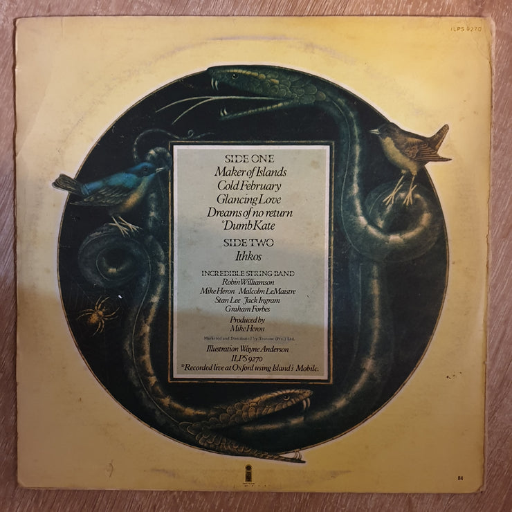 The Incredible String Band ‎– Hard Rope & Silken Twine - Vinyl LP Record - Opened  - Very-Good Quality (VG) - C-Plan Audio