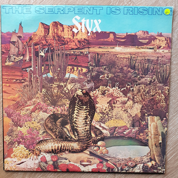Styx ‎– The Serpent Is Rising -  Vinyl LP Record - Very-Good+ Quality (VG+) - C-Plan Audio