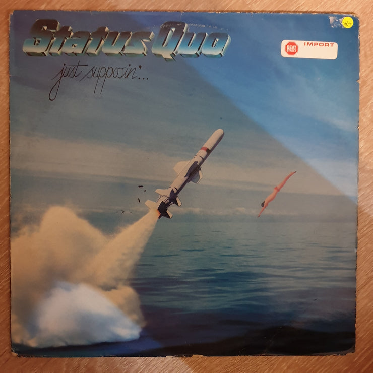 Status Quo ‎– Just Supposin'...  –  Vinyl LP Record - Very-Good+ Quality (VG+) - C-Plan Audio