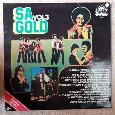 SA Gold Vol 3 - Original Artists –  Vinyl LP Record - Very-Good+ Quality (VG+) - C-Plan Audio
