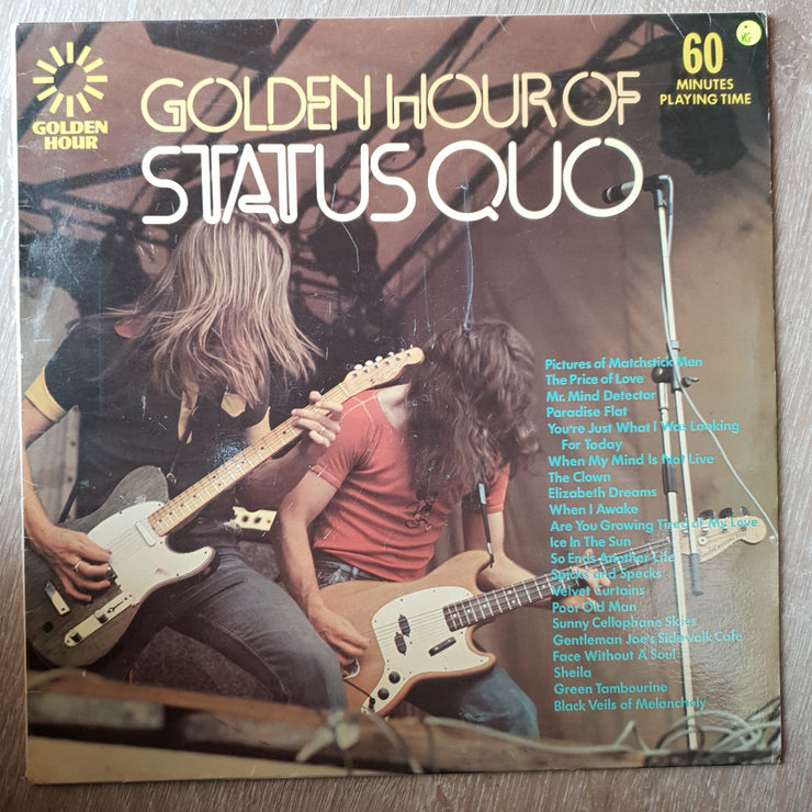 Status Quo ‎– Golden Hour Of Status Quo - Vinyl LP Record - Opened  - Very-Good Quality (VG) - C-Plan Audio