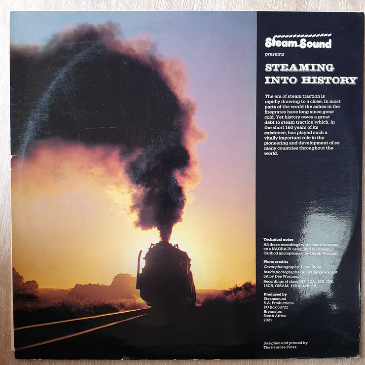 Steam Sound - Steaming into History -  Vinyl LP Record - Very-Good+ Quality (VG+) - C-Plan Audio