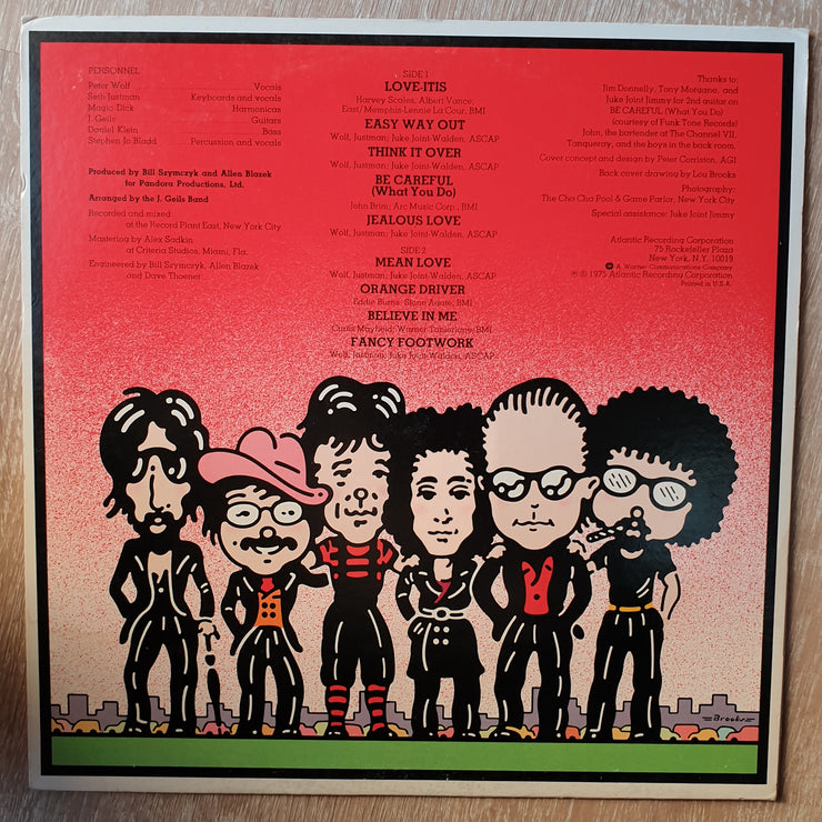 The J. Geils Band ‎– Hotline - Vinyl LP Record - Very-Good+ Quality (VG+) - C-Plan Audio