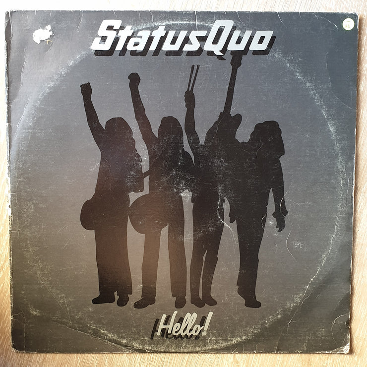 Status Quo ‎– Hello! - Vinyl LP Record - Opened  - Very-Good- Quality (VG-) - C-Plan Audio