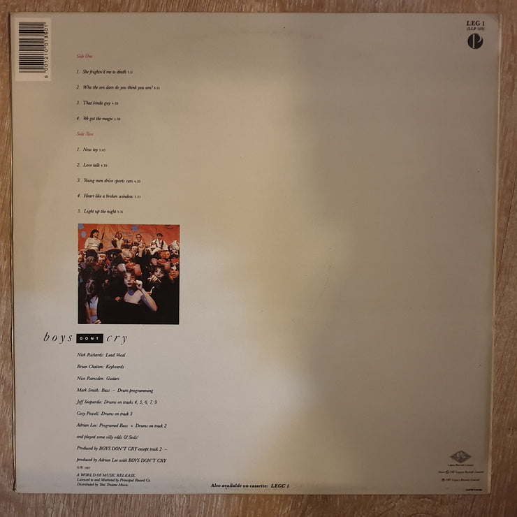 Boys Don't Cry - Vinyl LP Record - Very-Good+ Quality (VG+) - C-Plan Audio