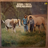 Kris Kristofferson & Rita Coolidge ‎– Kris & Rita Breakaway - Vinyl LP Record - Opened  - Very-Good Quality (VG) - C-Plan Audio