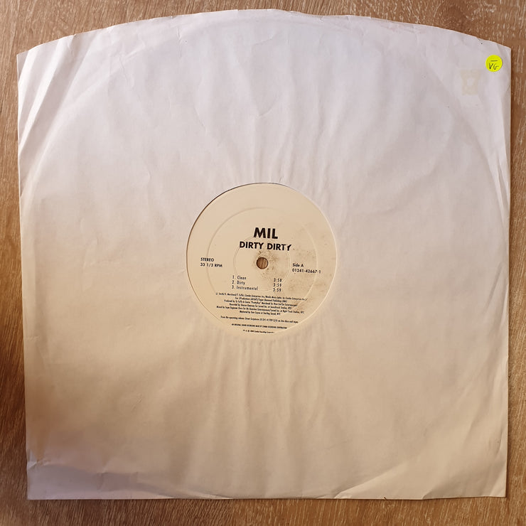 Mil ‎– Dirty Dirty - Vinyl Record - Opened  - Very-Good- Quality (VG-) - C-Plan Audio