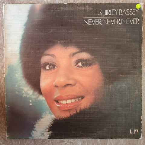Shirley Bassey - Never, Never, Never ‎– Vinyl LP Record - Opened  - Good+ Quality (G+) - C-Plan Audio