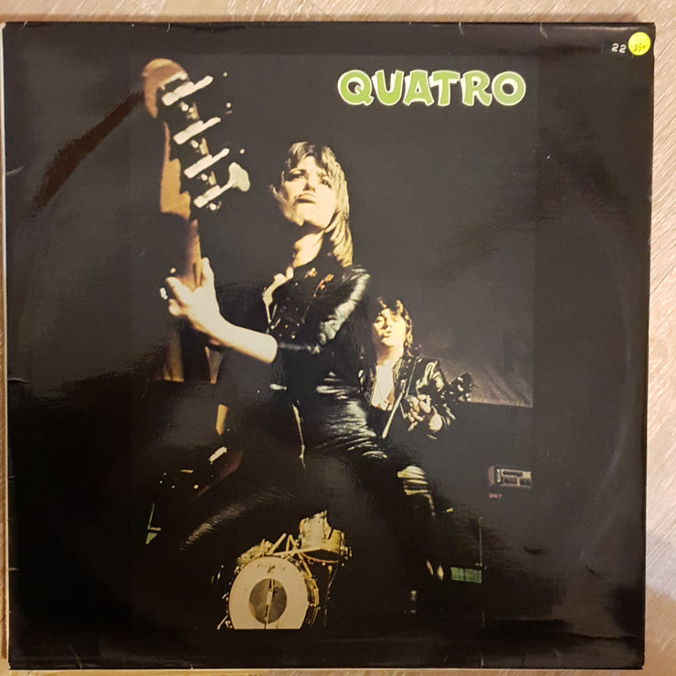 Suzi Quatro ‎– Quatro - Vinyl LP Record - Very-Good+ Quality (VG+) - C-Plan Audio