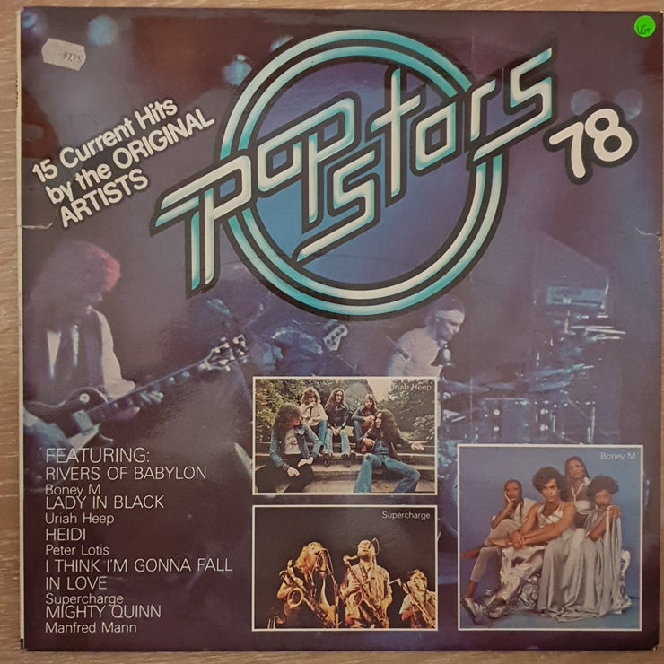 Various - Pop Stars '78 - Original Artists - Vinyl LP Record - Opened  - Very-Good+ Quality (VG+) - C-Plan Audio