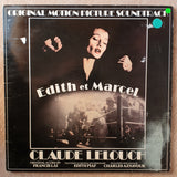 Claude Lelouch - Francis Lai, Charles Aznavour ‎– Edith Et Marcel - Vinyl - Vinyl LP Record - Very-Good+ Quality (VG+) - C-Plan Audio