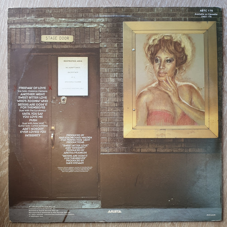 Aretha Franklin ‎– Who's Zoomin' Who? - Vinyl LP Record - Very-Good+ Quality (VG+) - C-Plan Audio