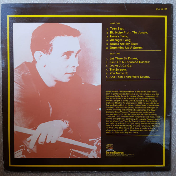 Sandy Nelson ‎– The Very Best Of Sandy Nelson - Vinyl LP Record - Very-Good+ Quality (VG+) - C-Plan Audio