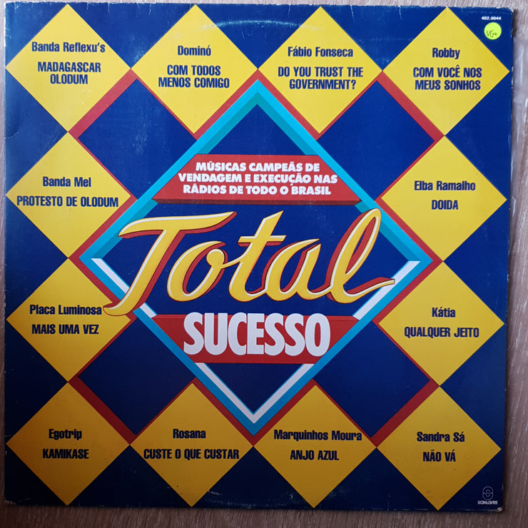 Total Sucesso - Various Artists - Vinyl LP Record - Very-Good+ Quality (VG+) - C-Plan Audio