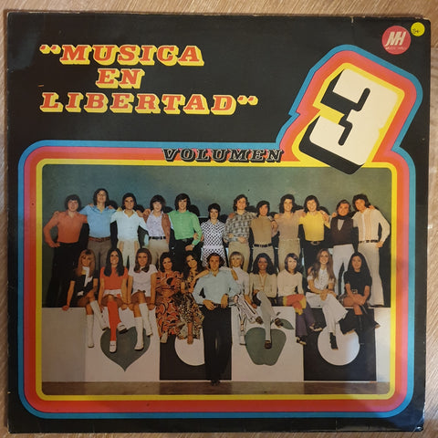 Musica En Libertad Volumen 3 - Various Artists (Latin - Brasil) - Vinyl LP Record - Opened  - Good+ Quality (G+) - C-Plan Audio