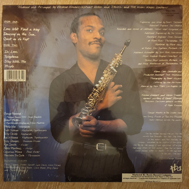 George Howard ‎– Dancing In The Sun -  Vinyl LP Record - Very-Good+ Quality (VG+) - C-Plan Audio