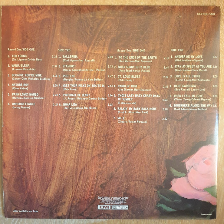 25 Magnificent Memories of Nat King Cole - Double Vinyl LP Record - Opened  - Very-Good+ Quality (VG+) - C-Plan Audio