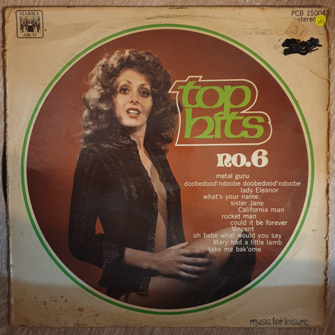 Top Hits No. 6 - Vinyl LP Record - Opened  - Very-Good- Quality (VG-) - C-Plan Audio
