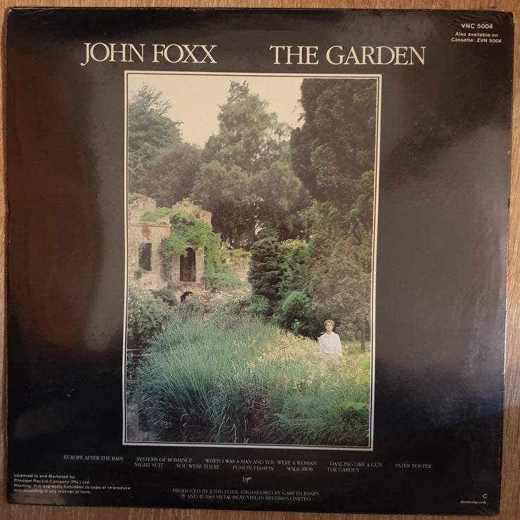 John Foxx ‎– The Garden - Vinyl LP - Sealed - C-Plan Audio