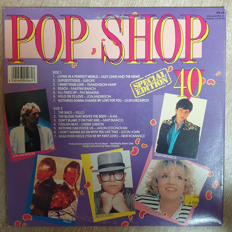 Pop Shop Vol 40  - Vinyl  Record - Very-Good+ Quality (VG+) - C-Plan Audio