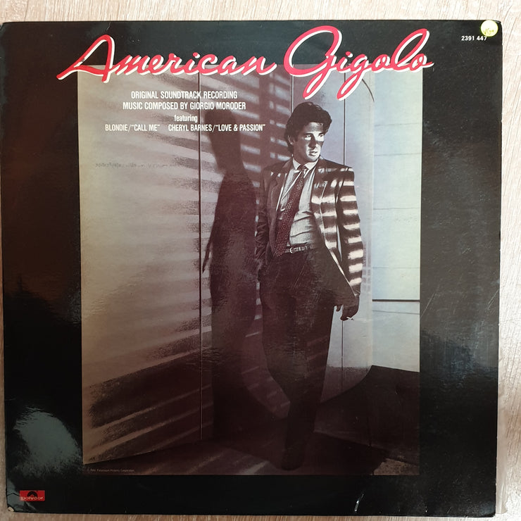 Giorgio Moroder ‎– American Gigolo (Original Soundtrack Recording  - Vinyl LP - Opened  - Very-Good+ Quality (VG+) - C-Plan Audio