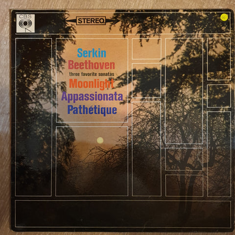 Serkin - Beethoven ‎– Three Favorite Sonatas - Vinyl LP Record - Opened  - Very-Good Quality (VG) - C-Plan Audio