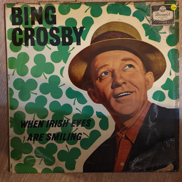 Bing Crosby ‎– When Irish Eyes Are Smiling ‎– Vinyl LP Record - Opened  - Good+ Quality (G+) - C-Plan Audio