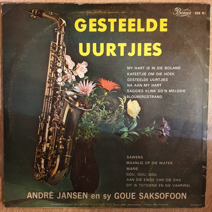 Andre Jansen en sy Goue Saksofoon - Gesteelde Uurjies -  Vinyl Record - Very-Good+ Quality (VG+) - C-Plan Audio