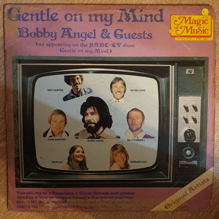 Bobby Angel & Guests - Gentle on My Mind  - Vinyl LP Record - Opened  - Very-Good- Quality (VG-) - C-Plan Audio